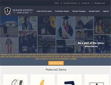 Tablet Screenshot of honorsocietystore.org